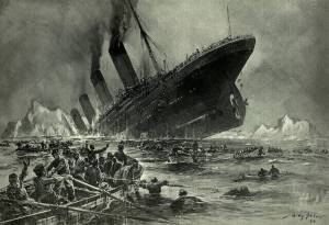 Untergang der Titanic ("Sinking of the Titanic") by Willy Stöwer, 1912